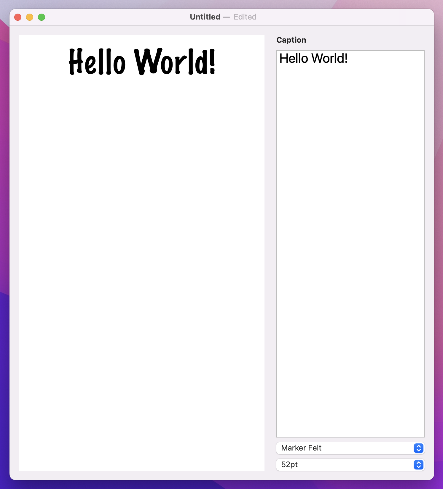 The same 2 panels, but with the picker labels removed.